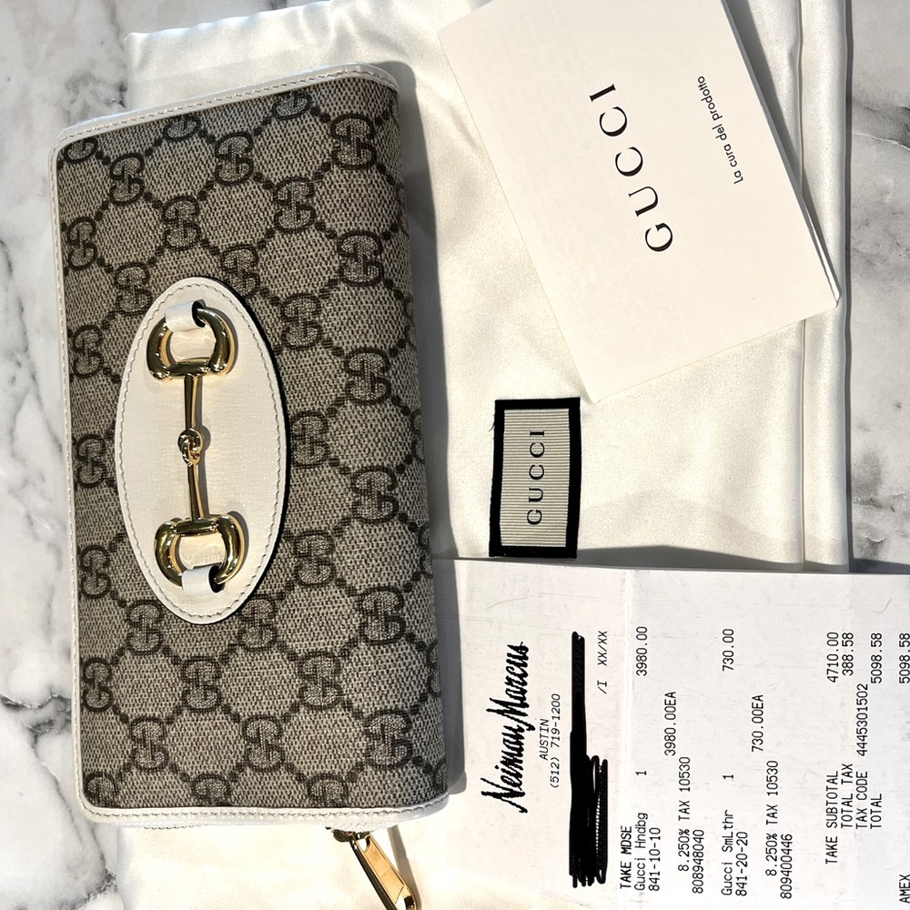 Gucci Horsebit 1955 zip around wallet